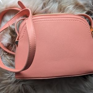 Pink Shoulder Bag with adjustable strap
